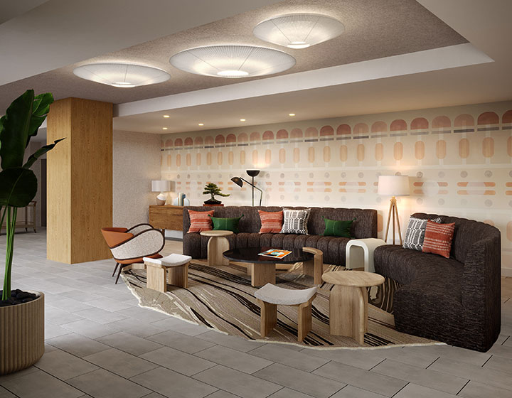 Kimpton Enso lobby Lounge Seating