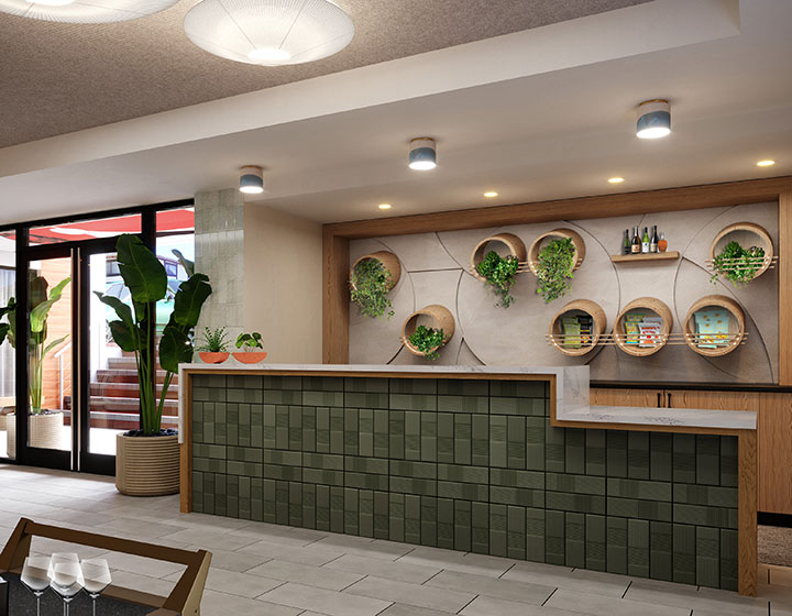 Kimpton Enso Reception Desk